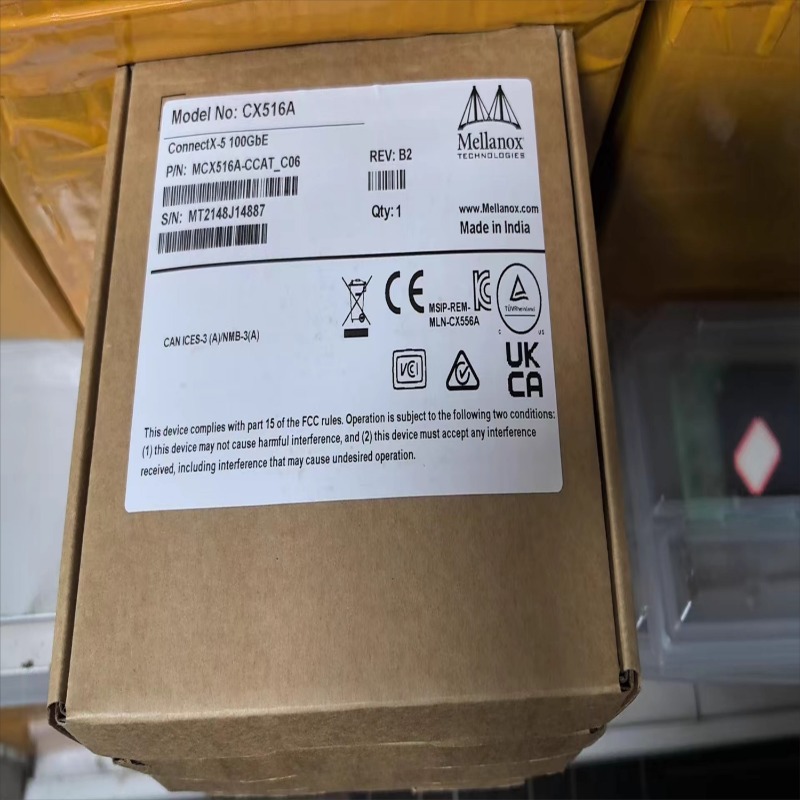 100Gbe Qsfp28 Network Card - Parti per Melos MCX516A-CCAT/CDAT ConnectX-5 EN