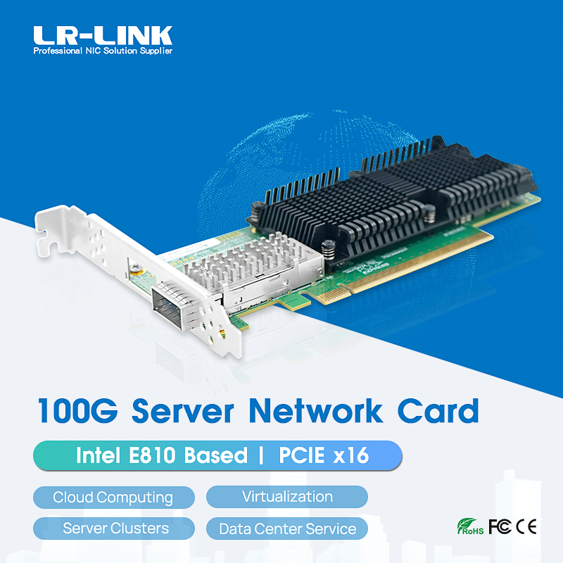 100Gbe Qsfp28 Network Card - Scheda di rete LR-LINK 1019PF-QSFP28 PCIe
